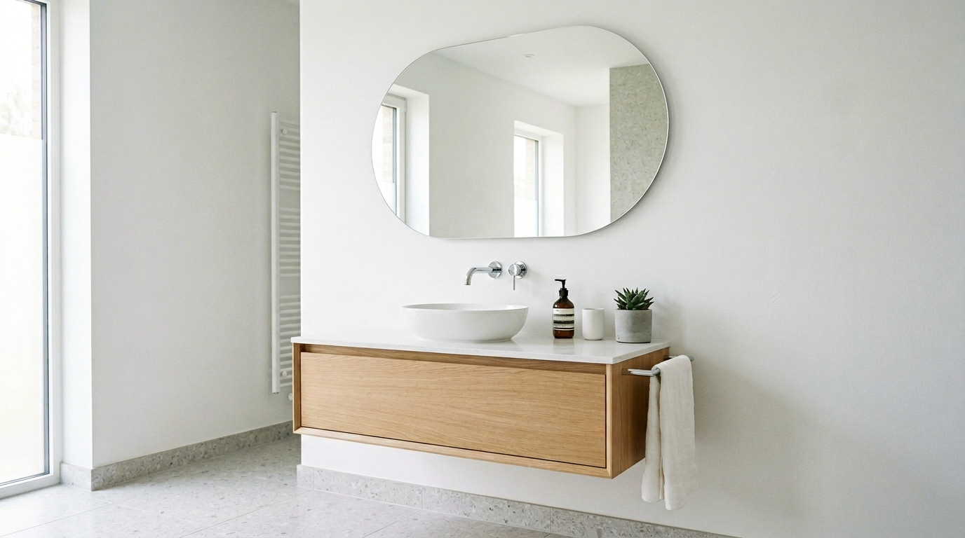 Use a thin frame for a modern look